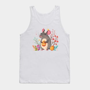 Happy easter mouse easter egg Tank Top